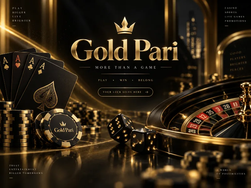 GoldPari slot machine and casino interior
